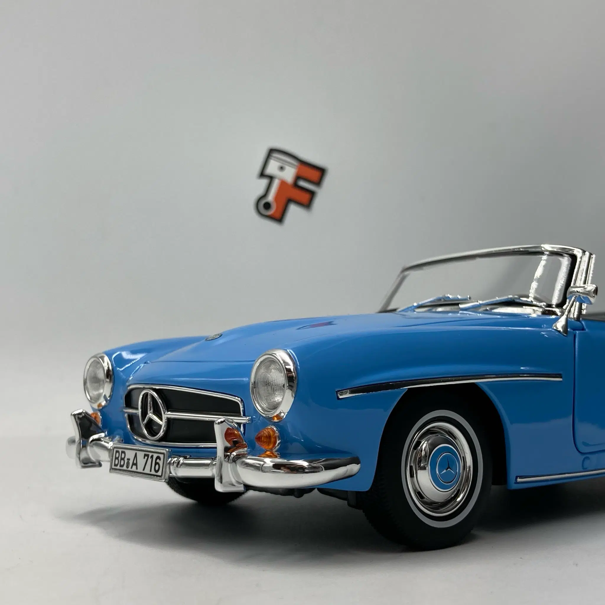 Mercedes-Benz 190 SL Blau 1957 – Image 5