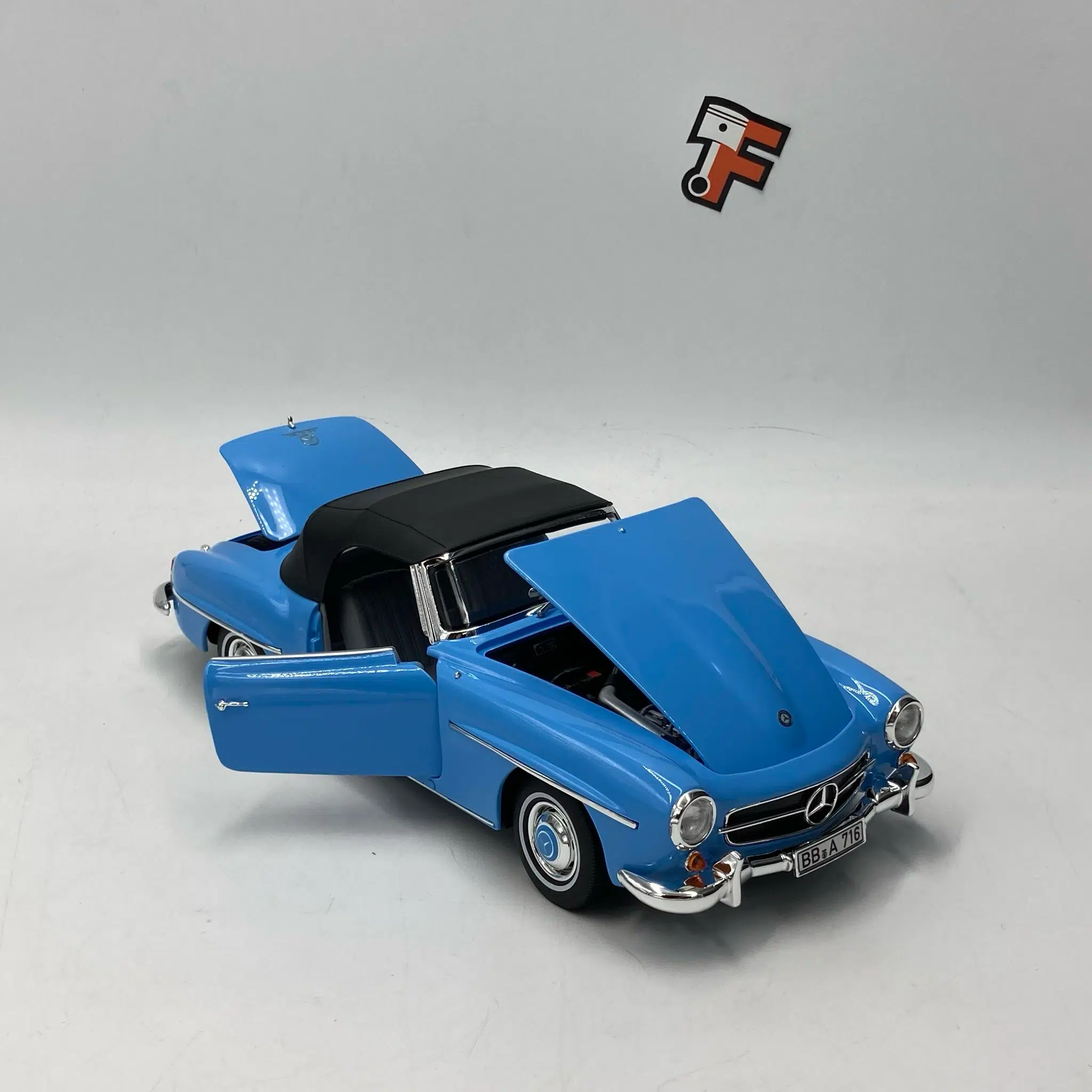 Mercedes-Benz 190 SL Blau 1957 – Image 4