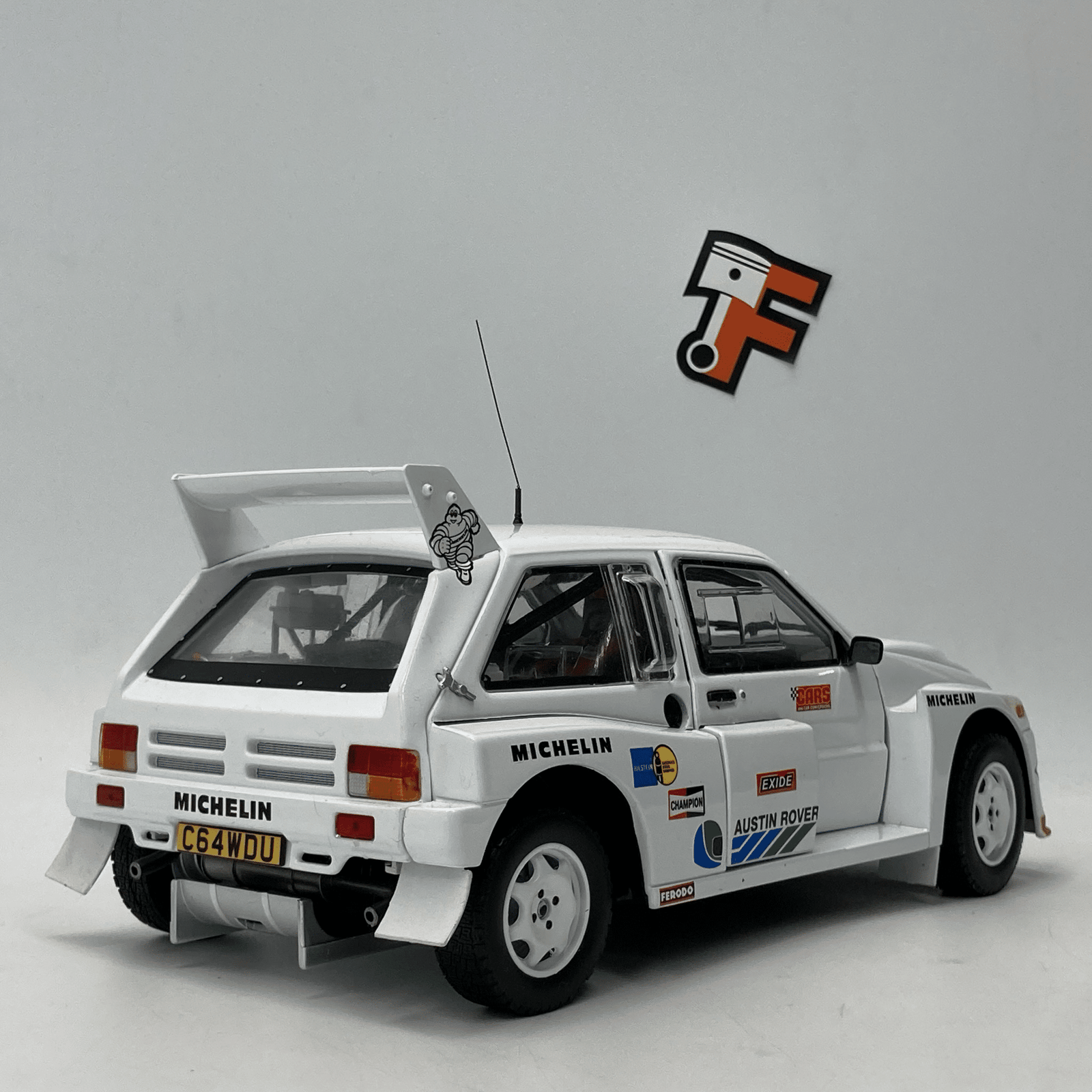 MG Metro 6R4 Aryston Senna Test Car White – Image 3