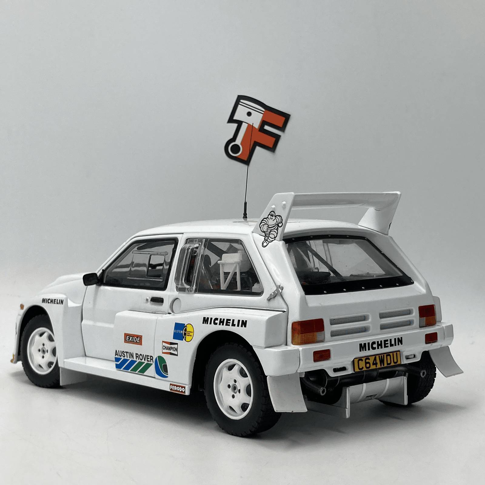 MG Metro 6R4 Aryston Senna Test Car White – Image 5
