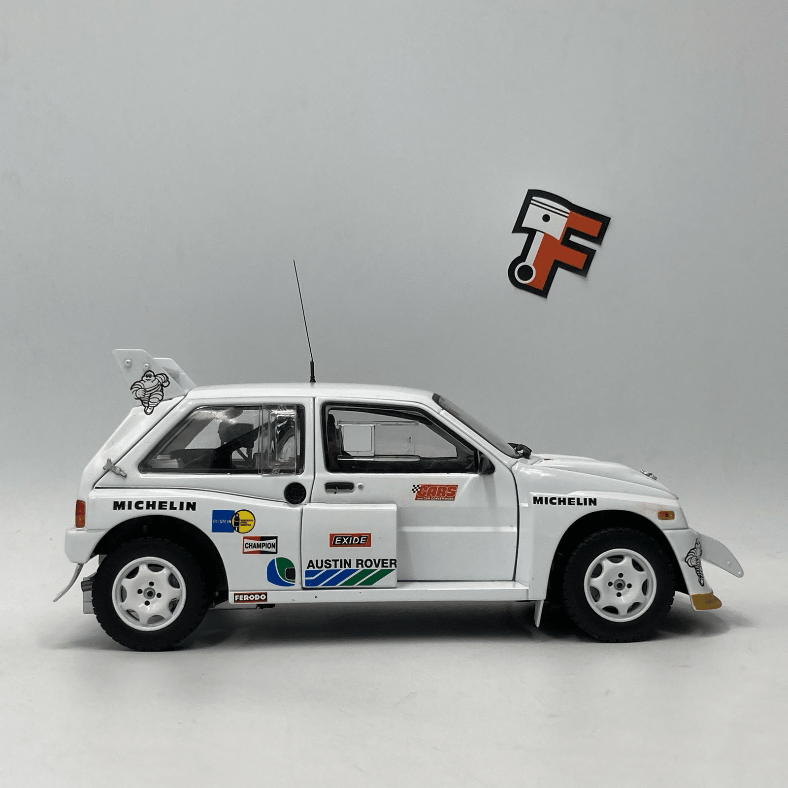 MG Metro 6R4 Aryston Senna Test Car White – Image 2