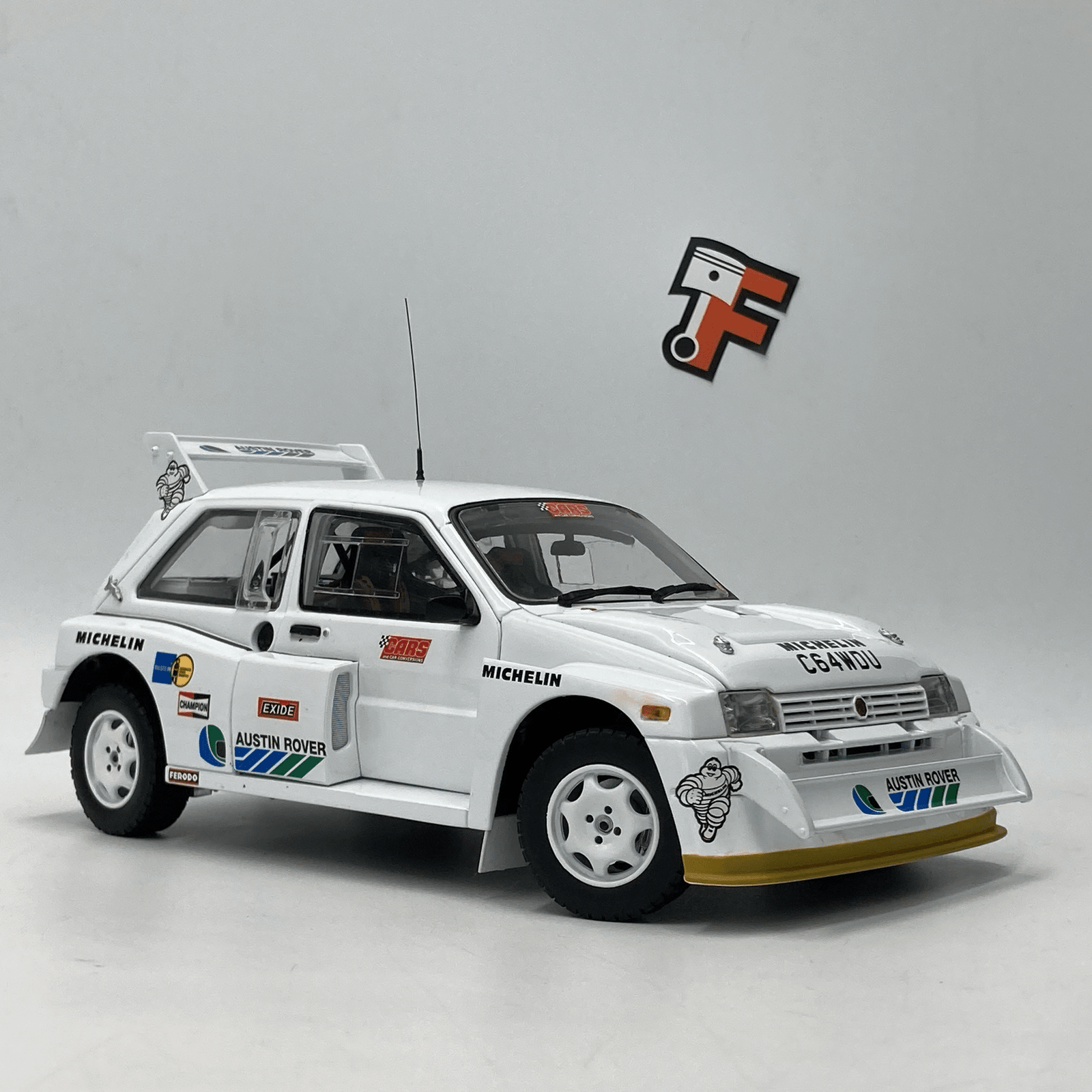 Miniature MG Metro 6R4 Aryston Senna Test Car White 1/18 vendue en Suisse