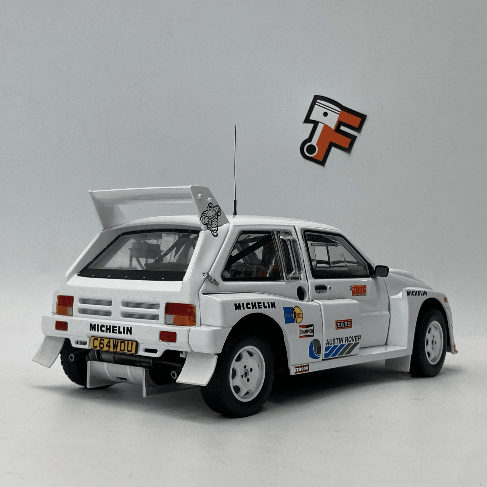MG Metro 6R4 Aryston Senna Test Car White – Image 4