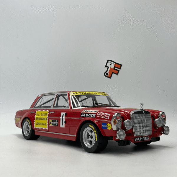 Miniature Mercedes 300 SEL 6.8 AMG Nürburgring 1972 1/18 vendue en Suisse