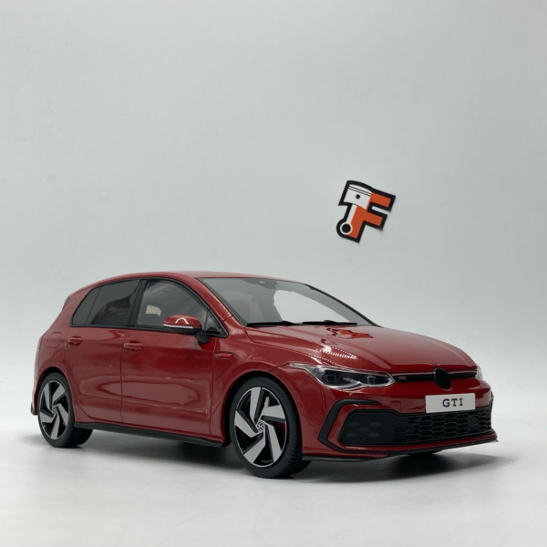 Miniature Volkswagen Golf 8 GTI Kings Red Metallic 2021 OttOmobile 1/18 vendue en Suisse