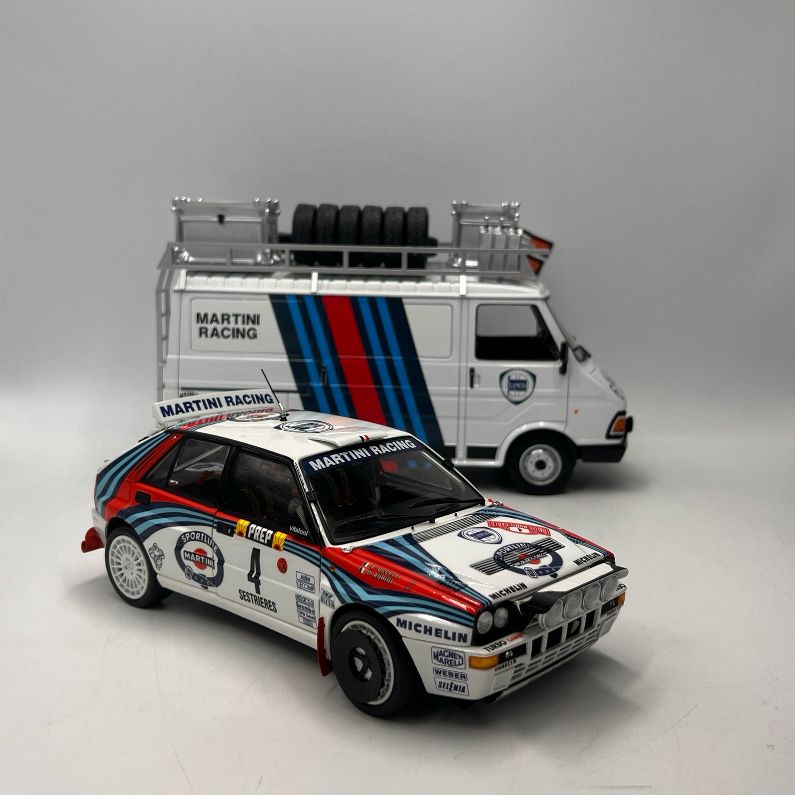 Miniature Fiat 242 Martini Racing Team Assistance 1986 vendue en Suisse