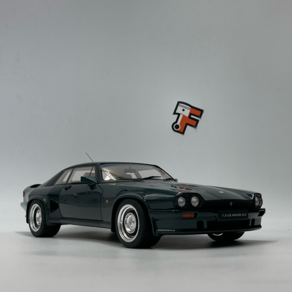 Miniature Jaguar XJS 7.0 Le Mans Coupé British Green Racing 1988 1/18 vendue en Suisse