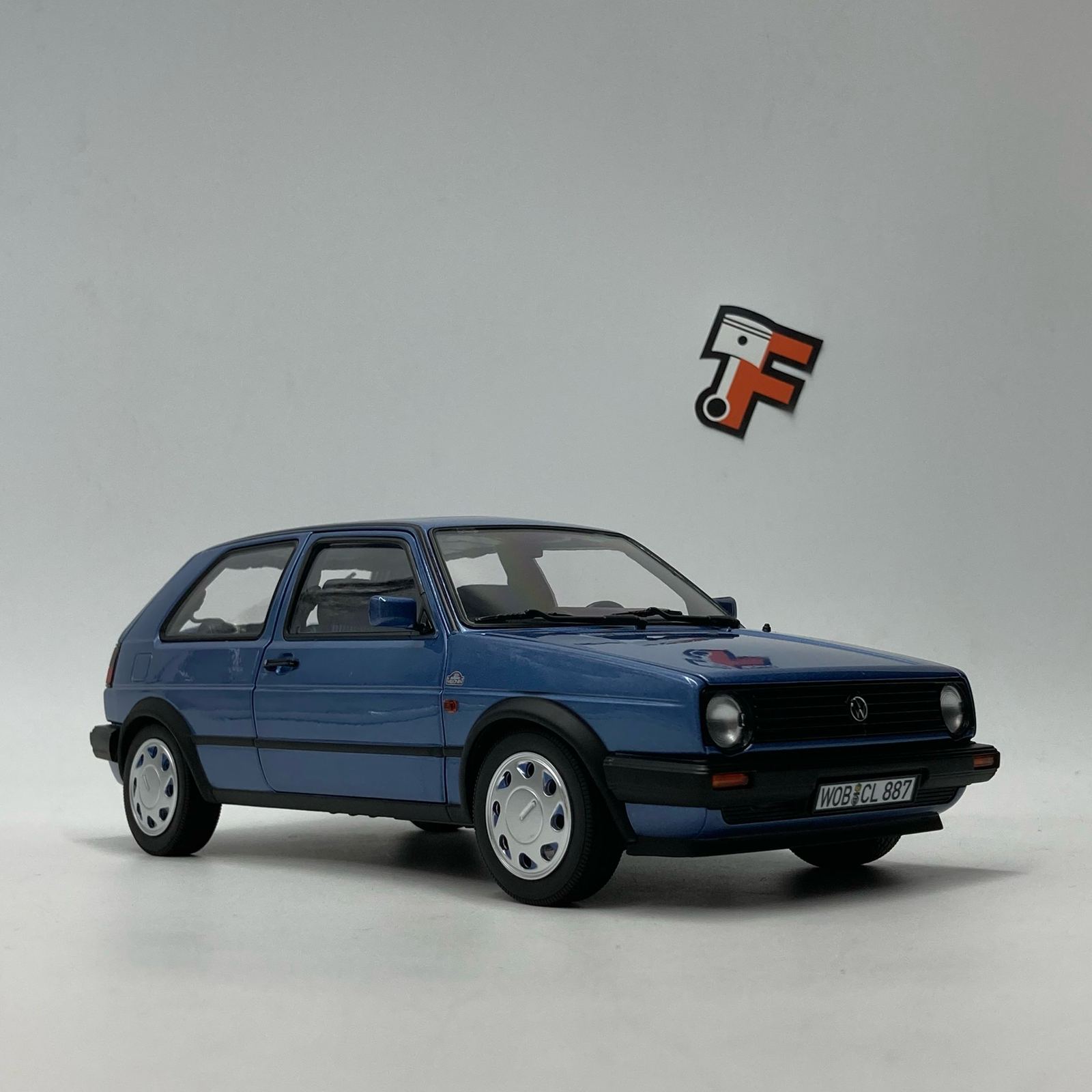 Miniature Volkswagen Golf 2 10 Millionen Edition 1988 Star Blau Metallic 1/18 vendue en Suisse
