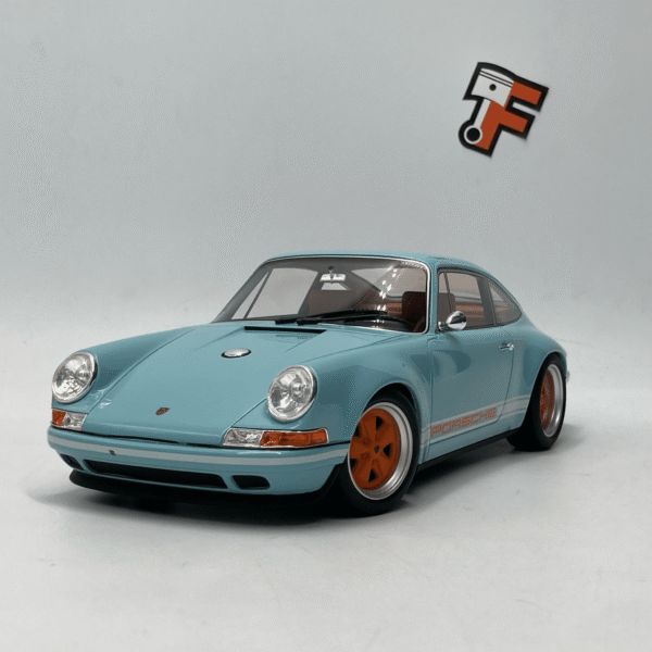 Miniature Porsche 911 964 Singer Blue - Orange CULT040 1/18 vendue en Suisse