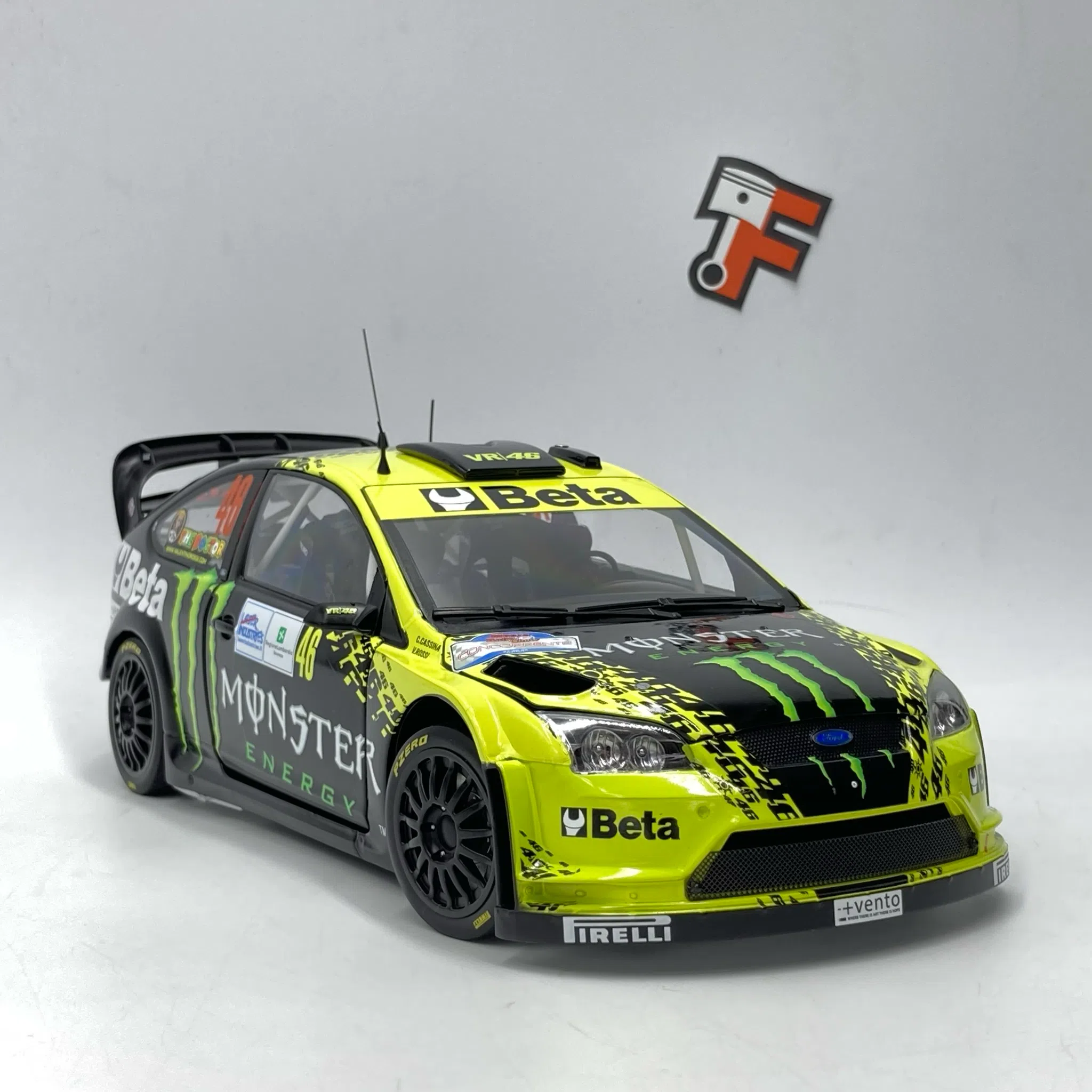 Miniature Ford Focus RS WRC #46 Monza Rally Show 2009 échelle 1/18 vendue en Suisse