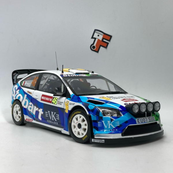 Miniature Ford Focus RS WRC #46 Wales Rally GB 2008 échelle 1/18 série limitée vendue en Suisse