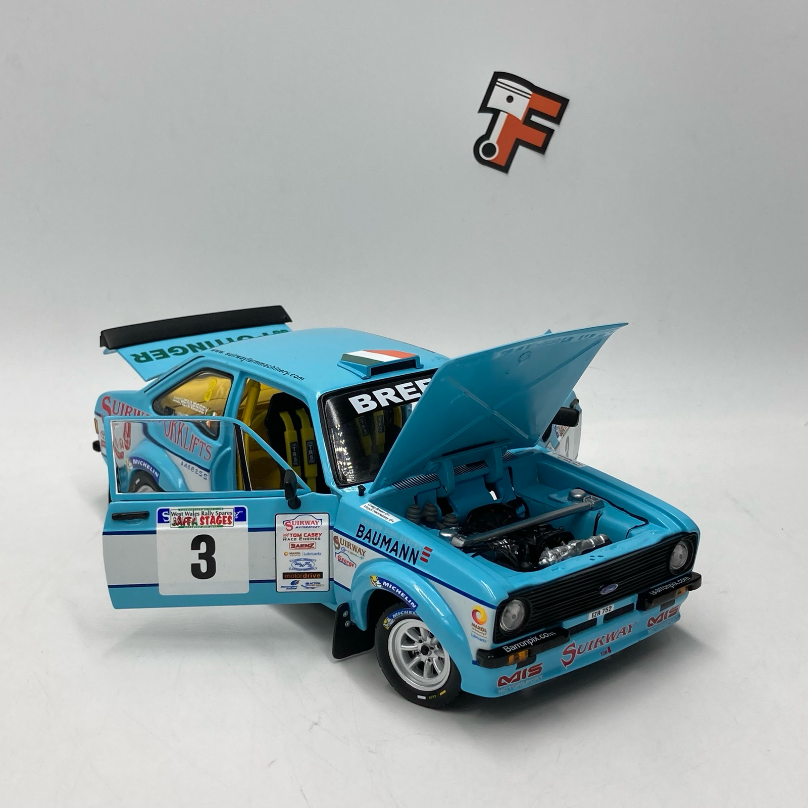 Miniature Ford Escort RS1800 MK2 West Wales Rally #3 2015 vendue en Suisse