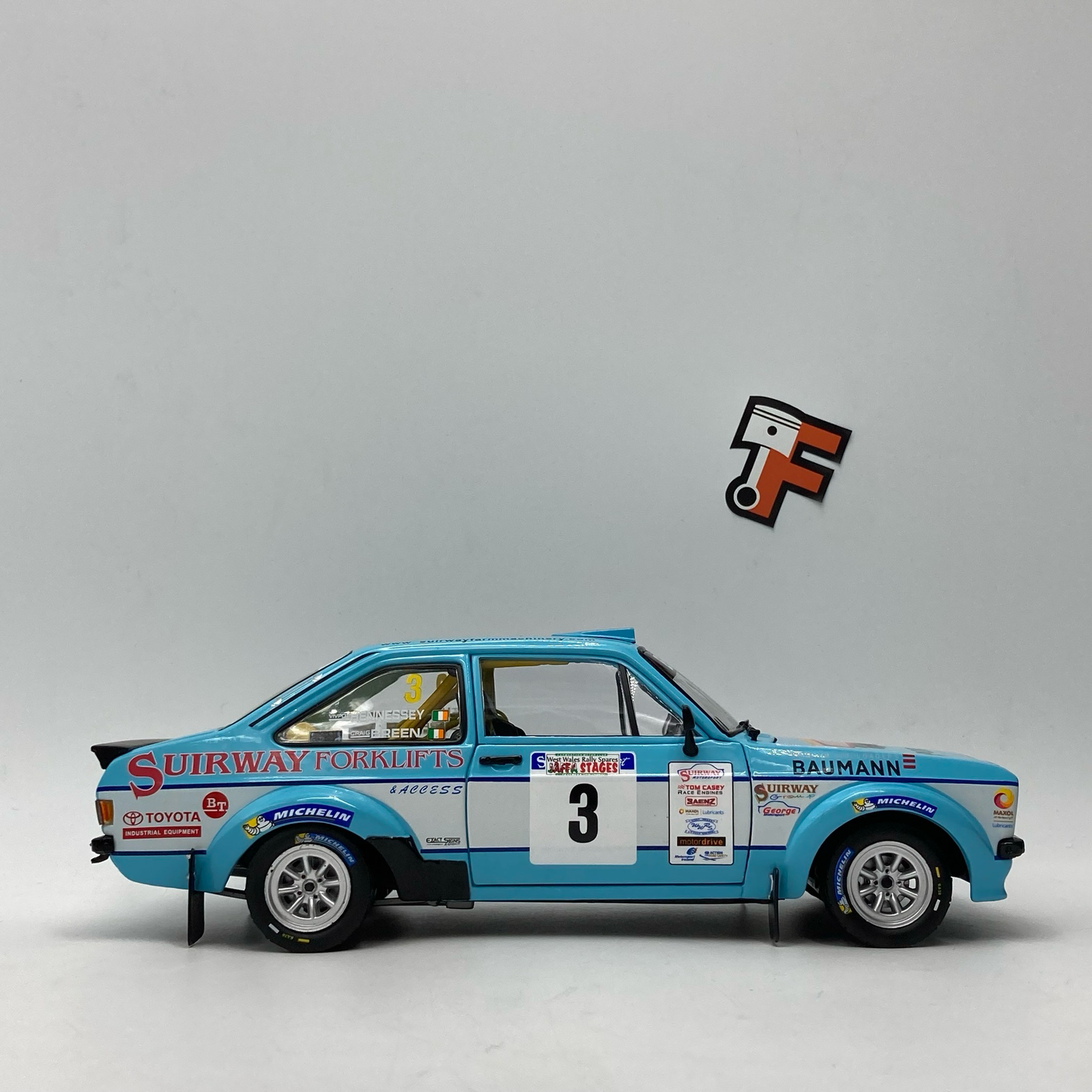 Miniature Ford Escort RS1800 MK2 West Wales Rally #3 2015 vendue en Suisse