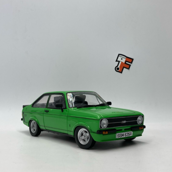 Miniature Ford Escort MK2 RS Mexico Green 1976 au 1/18 vendue en Suisse