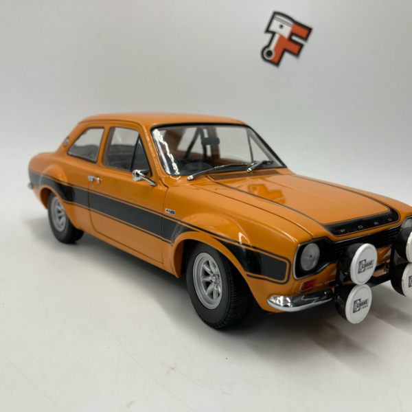 Miniature Ford Escort RS 1600 MKI Orange 1970 au 1/18 vendue en Suisse