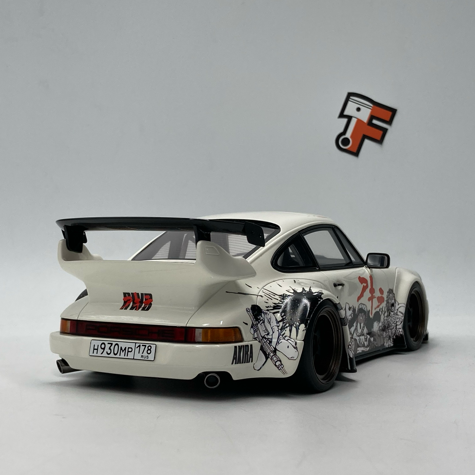 Porsche 911 RWB Akira Type 2024 White – Image 3