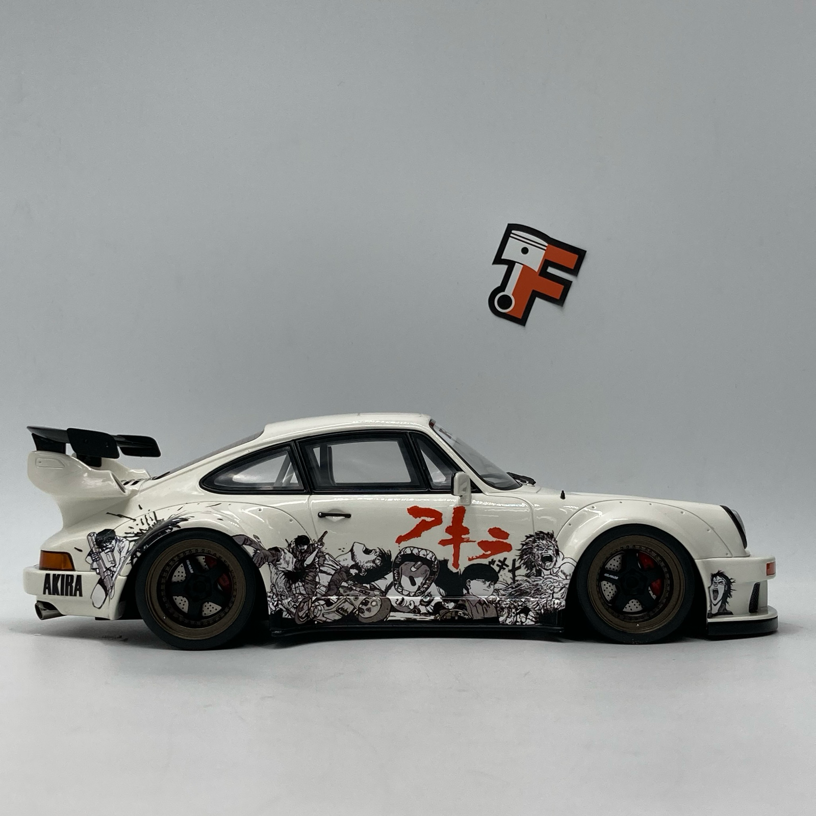 Porsche 911 RWB Akira Type 2024 White – Image 2