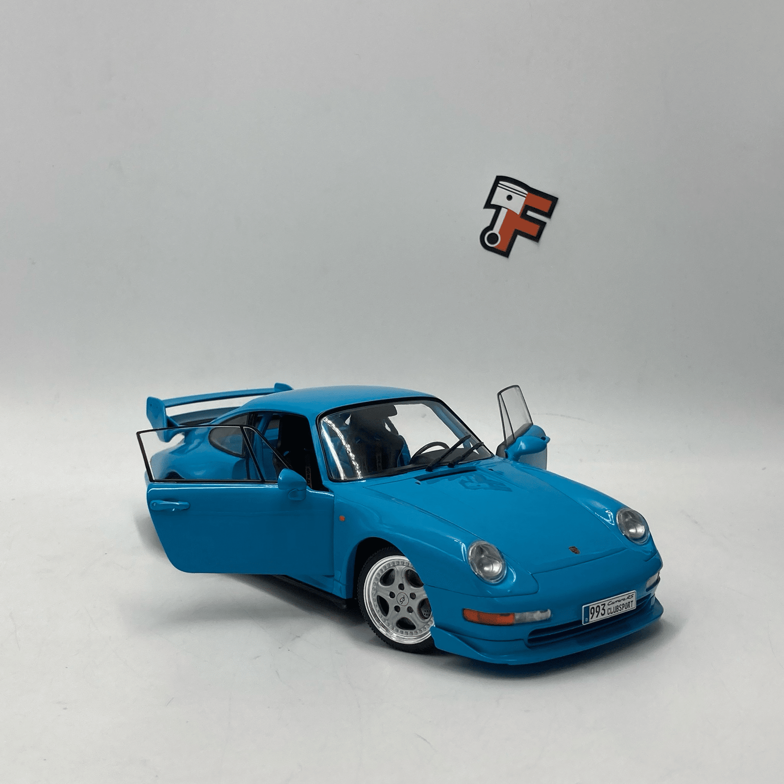 Porsche 911 993 ClubSport Riviera Blue 1997 – Image 8
