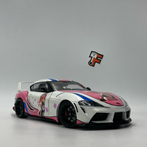 Miniature Toyota Supra GR MkV Itasha ArtCar 2024 GT Spirit 1/18 vendue en Suisse
