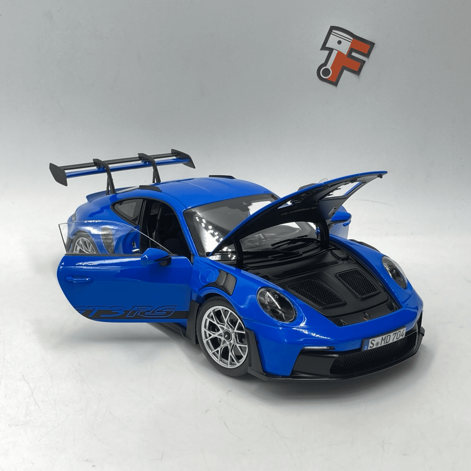 Miniature Porsche 911 GT3 RS 2022 Sharkblue vendue en Suisse