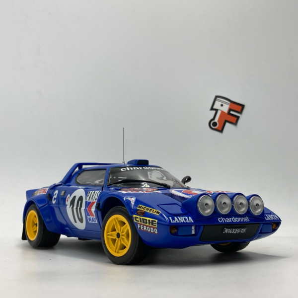 Miniature Lancia Stratos HF Chardonnet #5 Tout de Corse 1976 1/18 vendue en Suisse