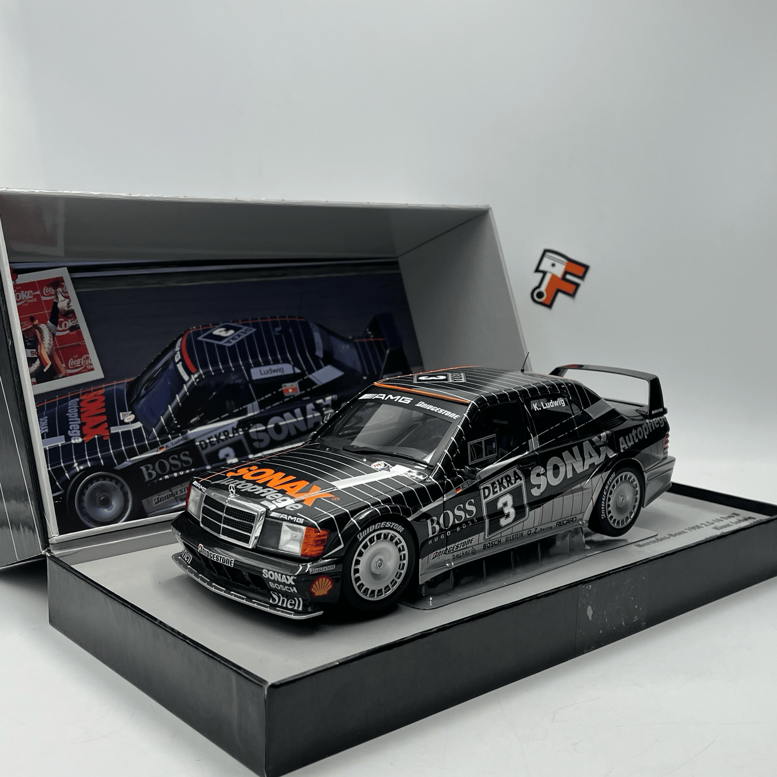 Miniature Mercedes 190E Evo II DTM 1992 #3 1/18 vendue en Suisse