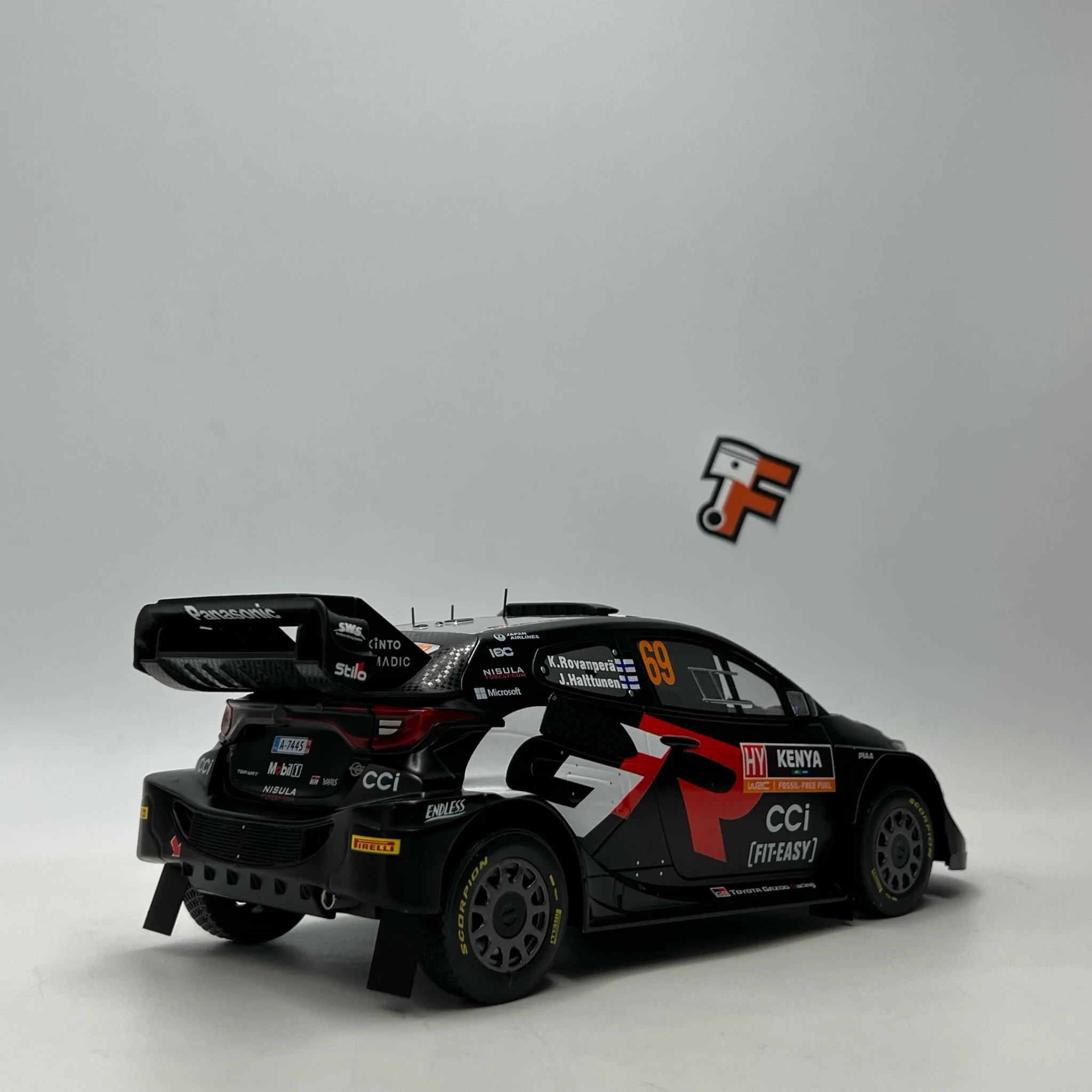Toyota Yaris GR Rally1 Hybrid Gazoo Racing Team Safari Kenya #69 2024 – Image 3