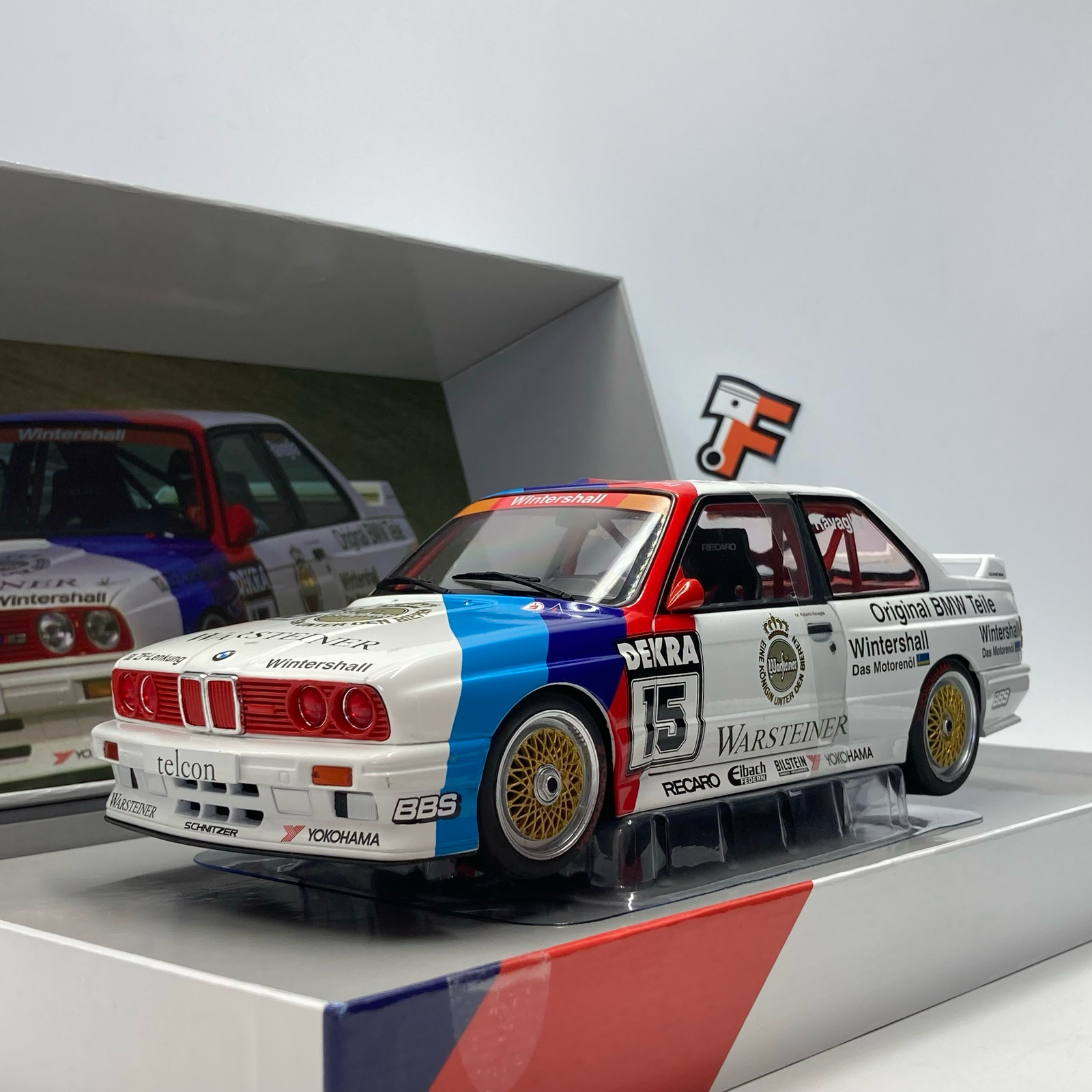 Miniature BMW M3 E30 DTM #15 Ravaglia 1989 vendue en Suisse