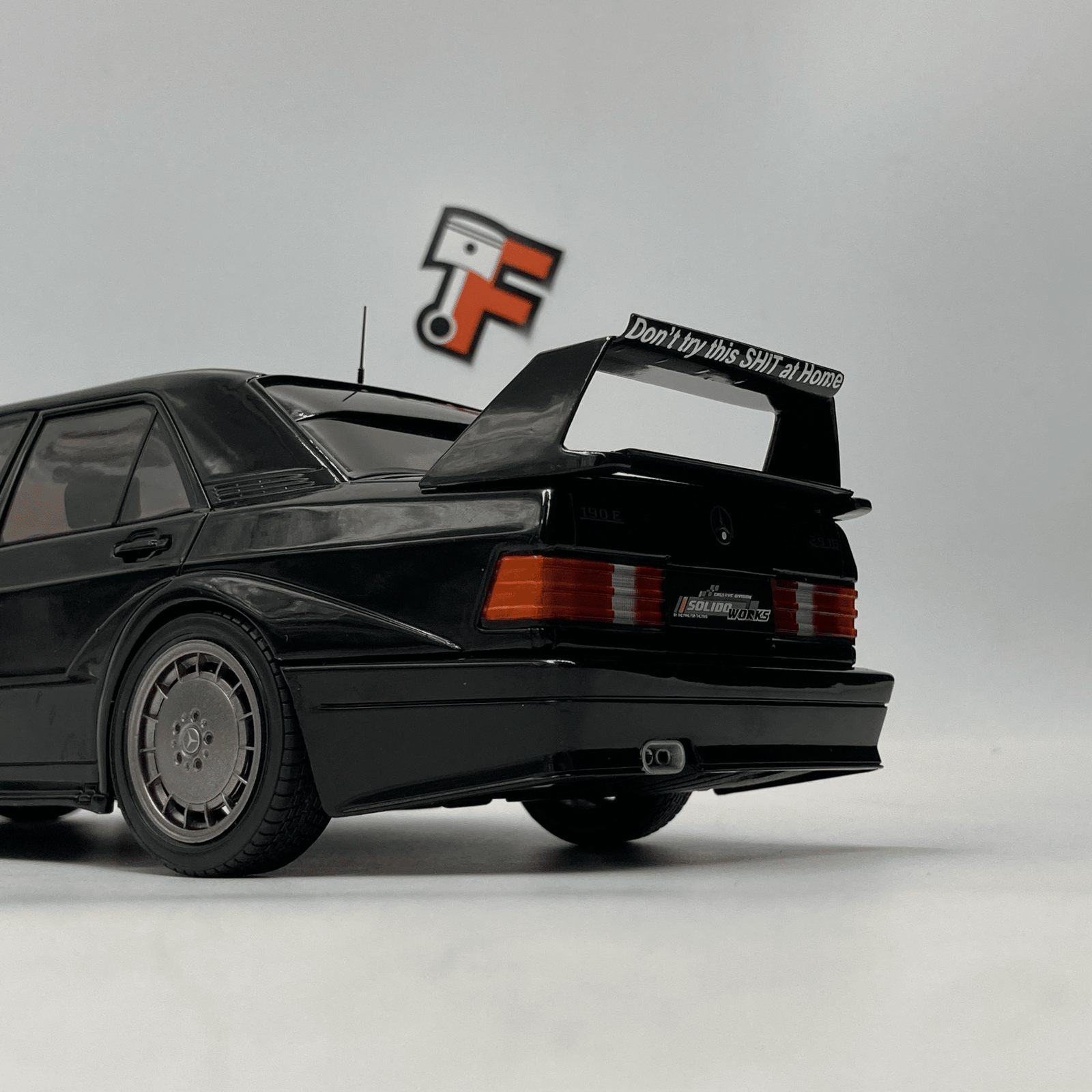 Mercedes 190 EVO II Black Solido Works 1990 – Image 5
