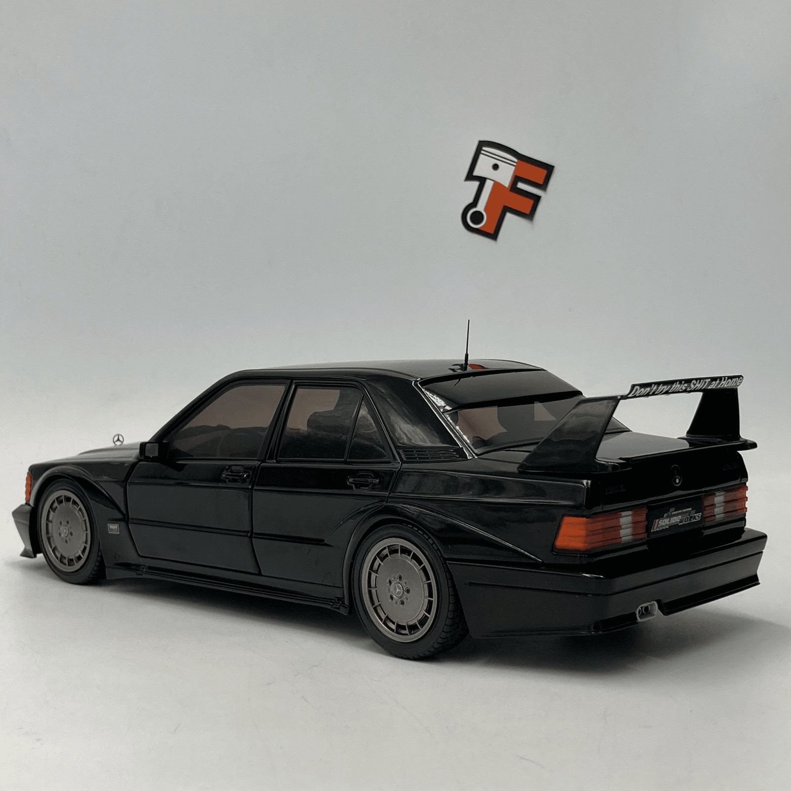 Mercedes 190 EVO II Black Solido Works 1990 – Image 4