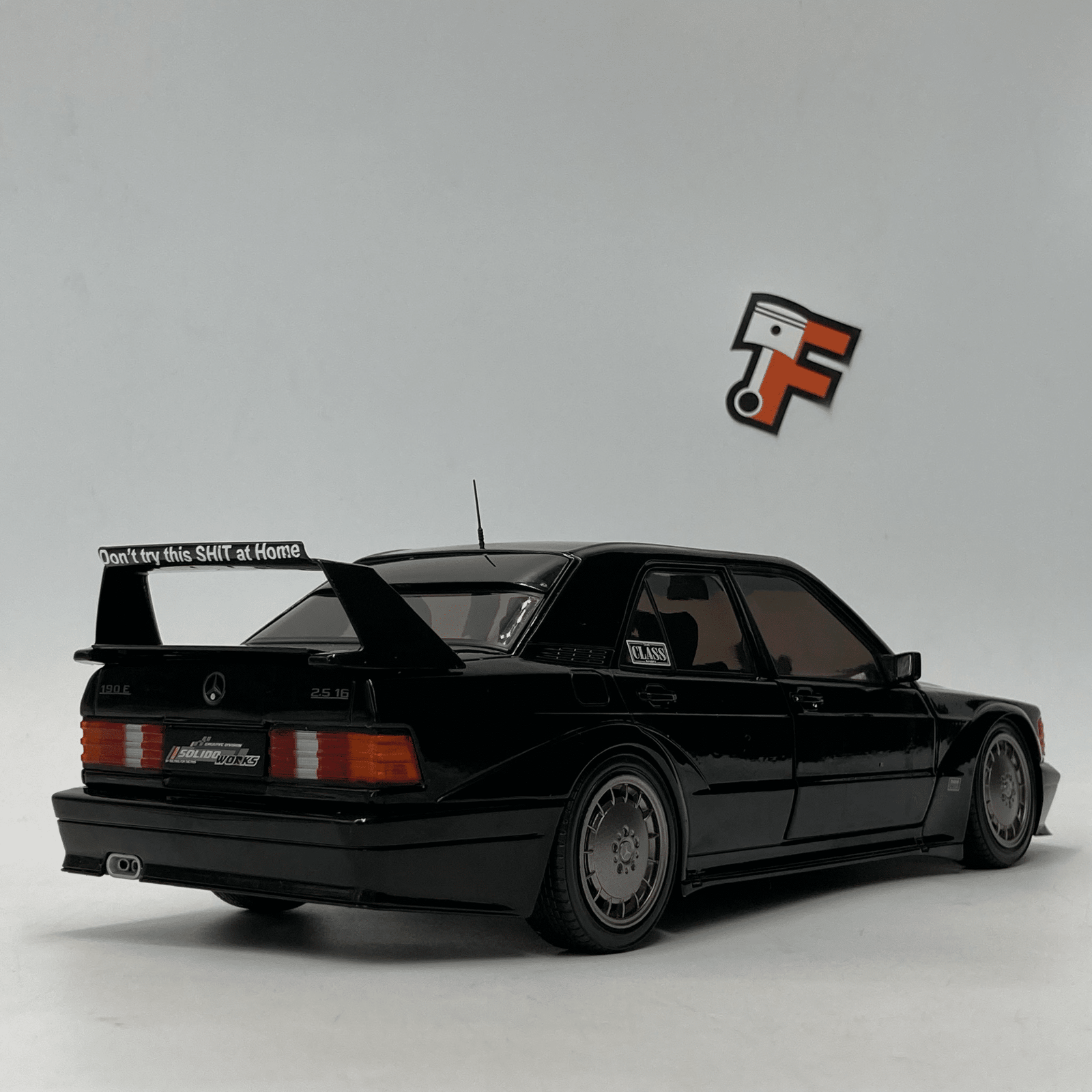 Mercedes 190 EVO II Black Solido Works 1990 – Image 3