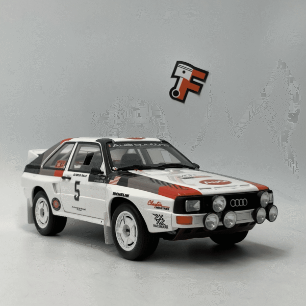 Miniature Audi Quattro Sport Olympus Rally 1986 vendue en Suisse
