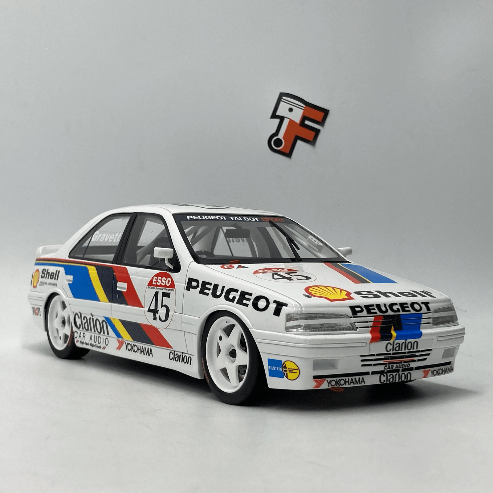 Miniature Peugeot 405 MI16 BTCC 1992 OttoMobile 1/18 vendue en Suisse