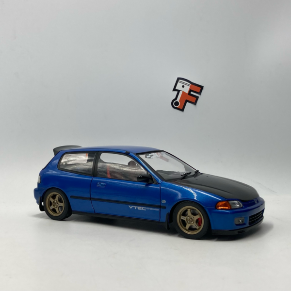 Miniature Honda Civic EG6 1991 Cobalt Blue Pearl 1/18 vendue en Suisse par Frakaxessoires