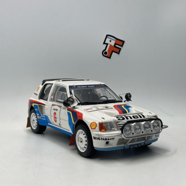 Miniature Peugeot 205 Turbo 16 OT1161 série limitée 2000 exemplaires 1/18 vendue en Suisse