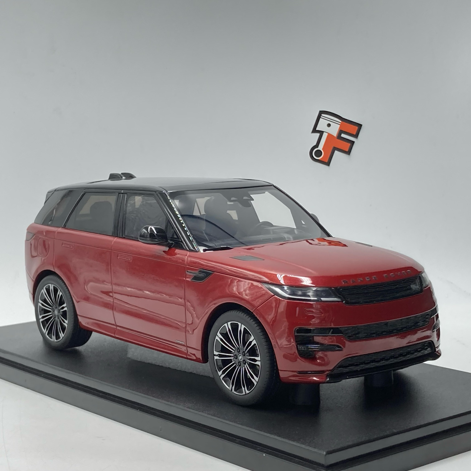Miniature Range Rover Sport 2022 Rouge Florence vendue en Suisse