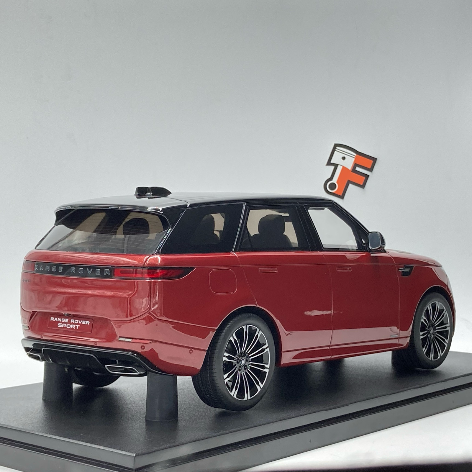 Miniature Range Rover Sport 2022 Rouge Florence vendue en Suisse