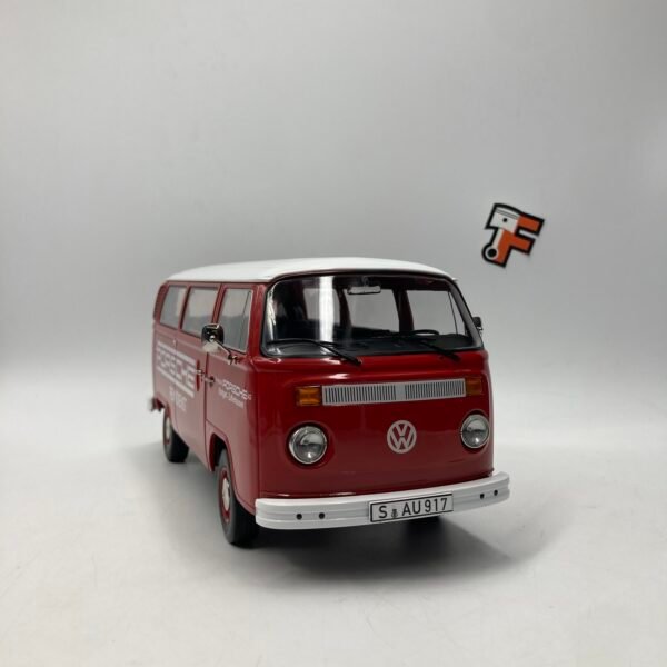 Miniature VW T2b Bus 1972 livrée Porsche Service vendue en Suisse par Frakaxessoires