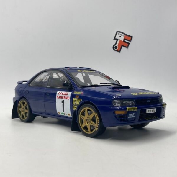 Miniature Subaru Impreza 555 Colin McRae Sanremo 1996 vendue en Suisse