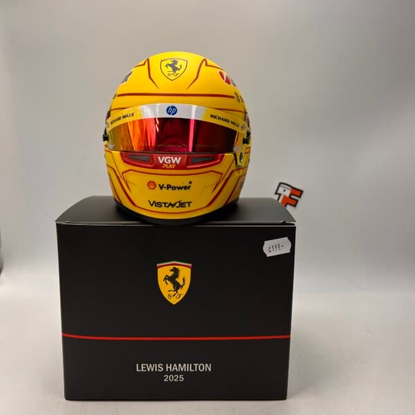 Mini Casque Lewis Hamilton Ferrari F1 2025