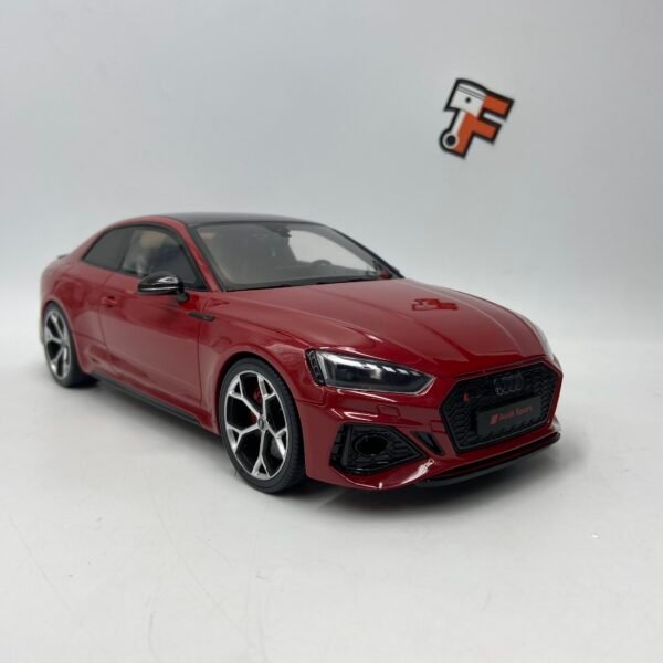 Miniature Audi RS5 Competition Red 2019 GT Spirit 1/18 série limitée vendue en Suisse