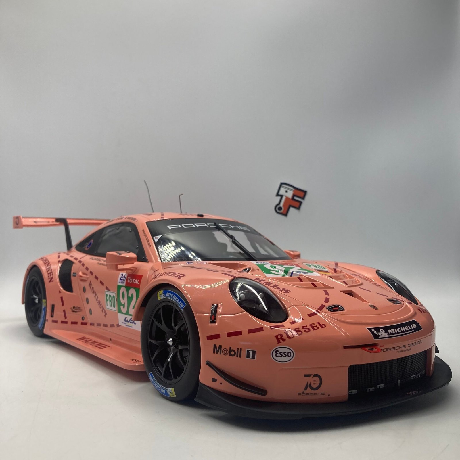 Miniature Porsche 911 991 RSR #92 24H Le Mans 2018 1/12 vendue en Suisse