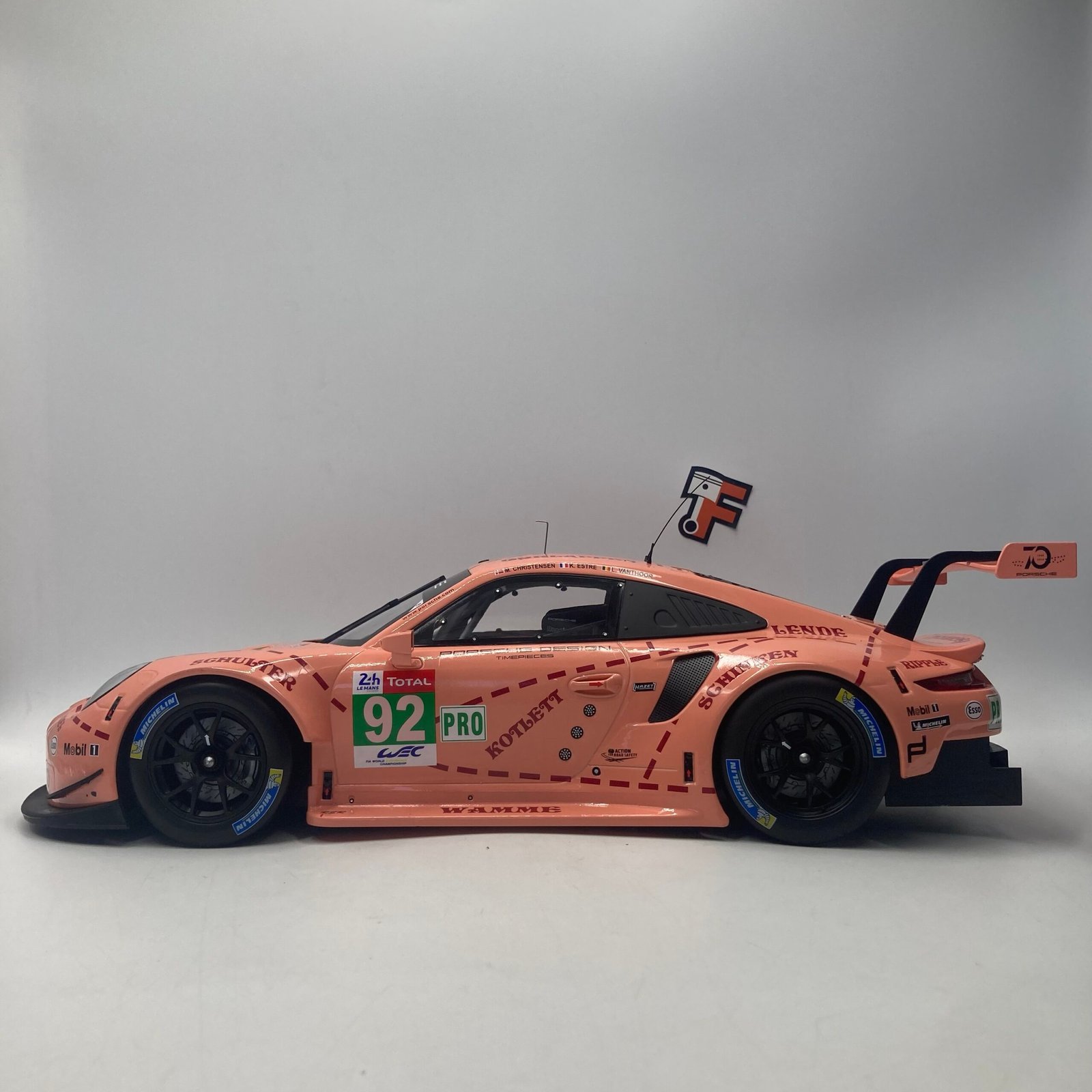 Miniature Porsche 911 991 RSR #92 24H Le Mans 2018 1/12 vendue en Suisse