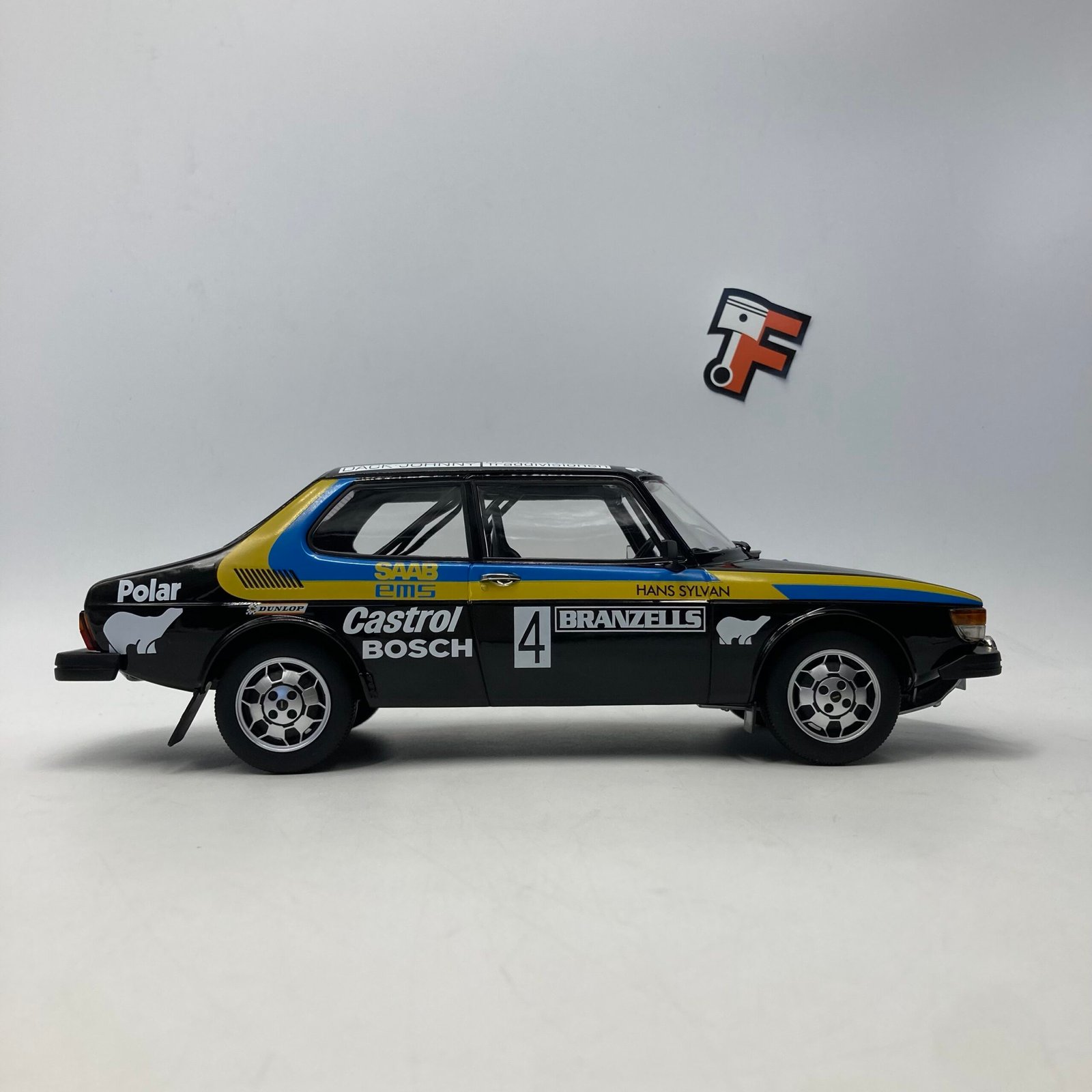 SAAB 99 EMS Rally SWEDEN 1977 No.4 S.Blomqvist / H.Sylvan – Image 8