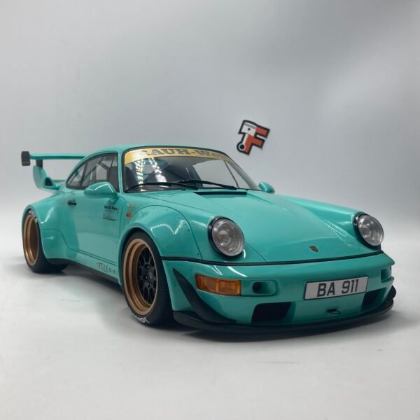 Miniature Porsche 911 RWB Tiffany 2020 1/12 GT Spirit vendue en Suisse