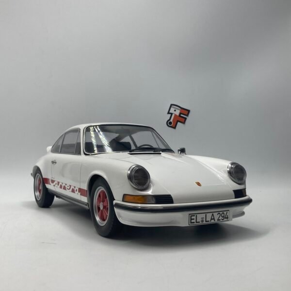 Miniature Porsche 911 Carrera RS 2.7 1972 1/12 White Red Norev vendue en Suisse