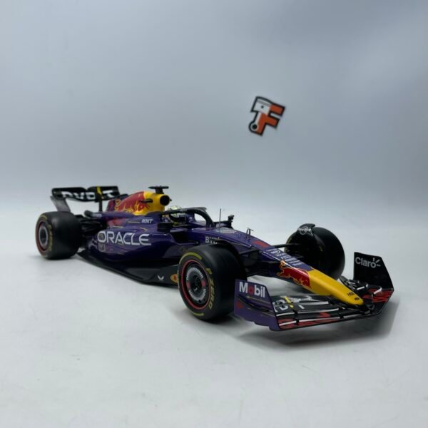 Miniature Red Bull RB19 Max Verstappen Champion du Monde 2023 BBurago 1/18 vendue en Suisse
