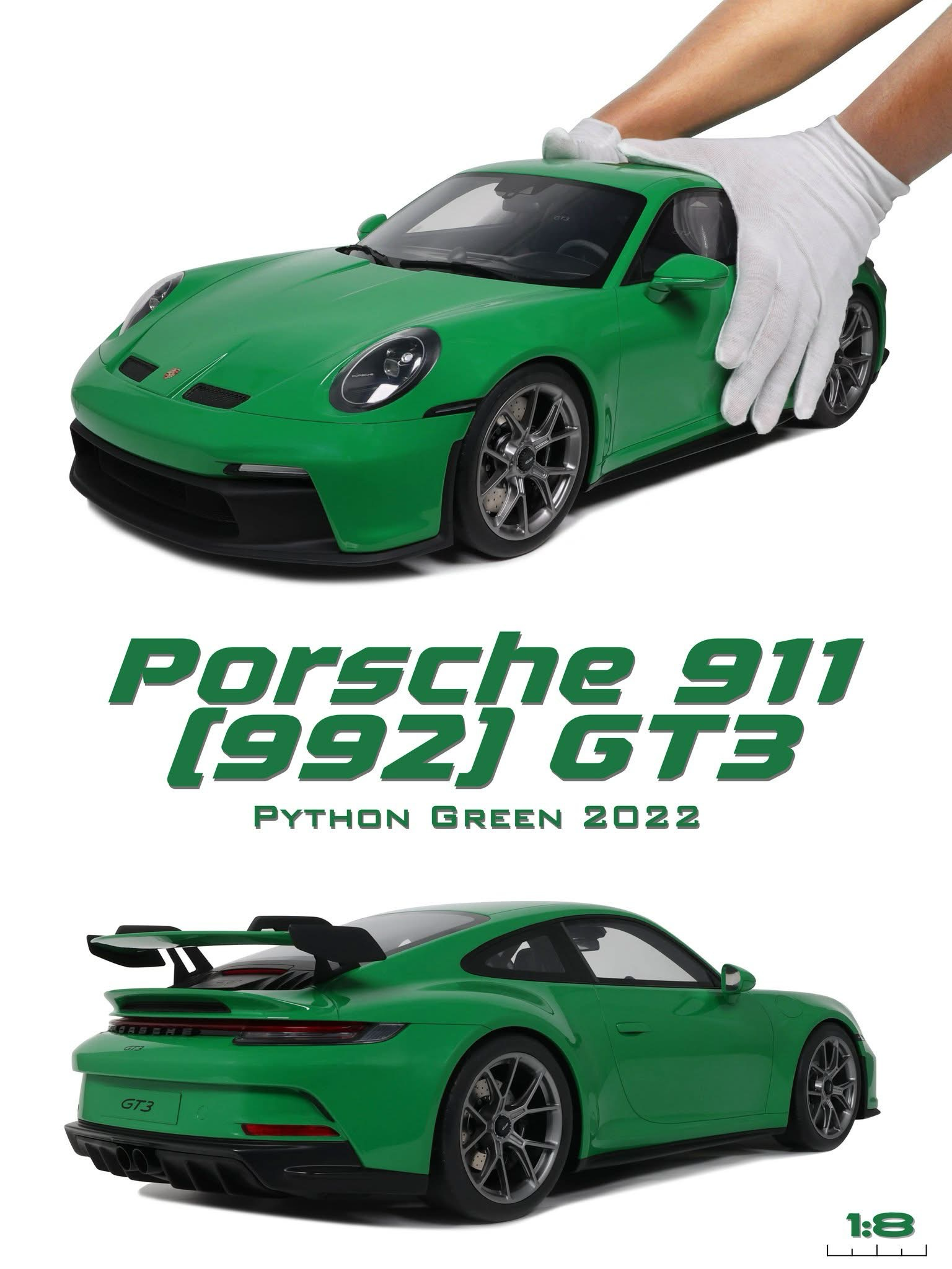 Porsche 911 992 GT3 2022 1/8 – Image 2