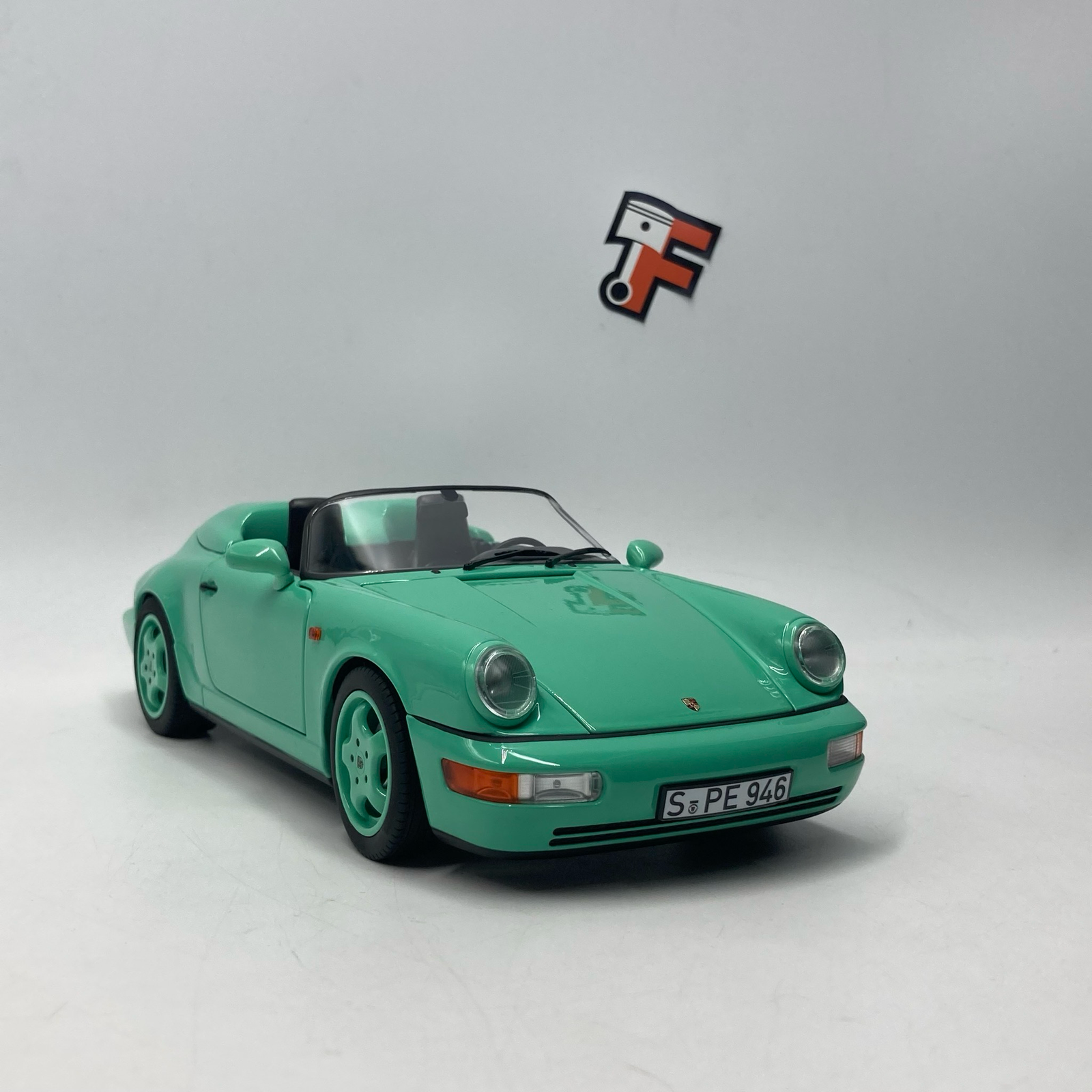 Miniature Porsche 911 964 Speedster Mint Green 1/18 Norev vendue en Suisse