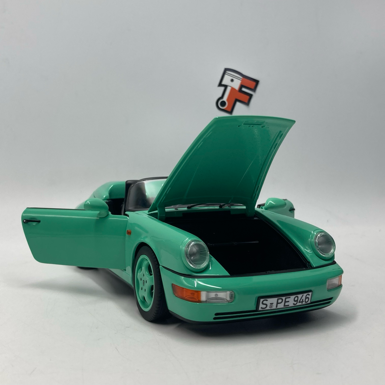Porsche 911 964 Speedster Mint Green – Image 10
